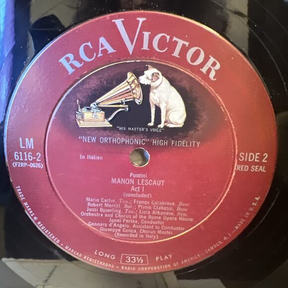 Puccini, MANON LESCAUT, Jonel Perlea, Orchestra & Chorus 3LP Box Set + BOOKLET!! - Picture 11 of 16